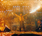 Rammstein on stage